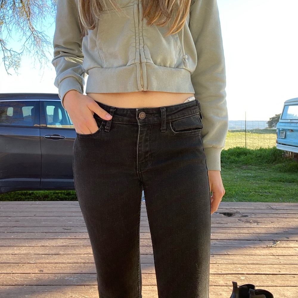 Women’s hollister black skinny jeans